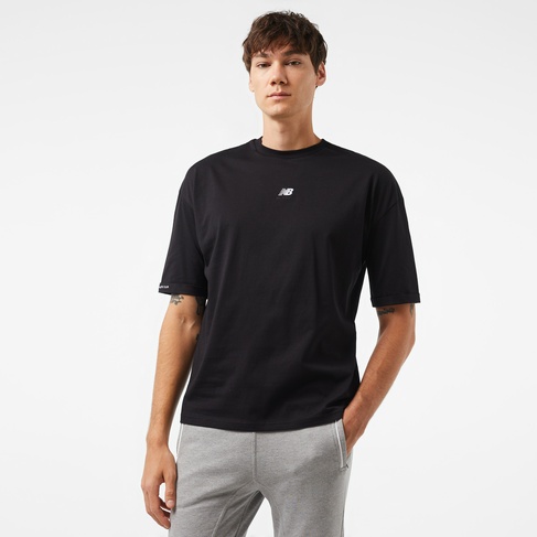  New Balance UNT3417 Lifestyle Unisex Siyah T-Shirt