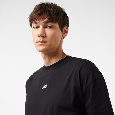  New Balance UNT3417 Lifestyle Unisex Siyah T-Shirt