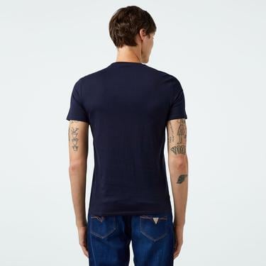  Guess Cnre Mid Organiceam 180 Erkek Lacivert T-Shirt