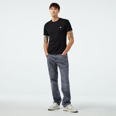  Guess Mid Organic Stream 180 Erkek Siyah T-Shirt