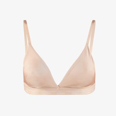  Guess Jane Soft Triangle Shiny Microfiber 130 Kadın Kahverengi Sütyen