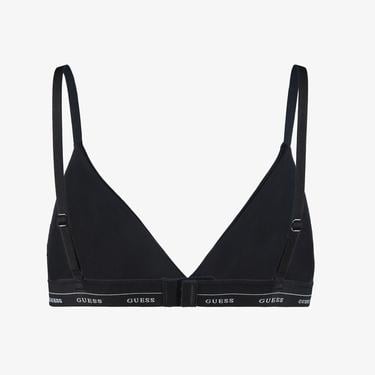  Guess Jane Soft Triangle Shiny Microfiber 130 Kadın Siyah Sütyen