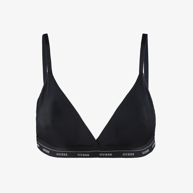  Guess Jane Soft Triangle Shiny Microfiber 130 Kadın Siyah Sütyen