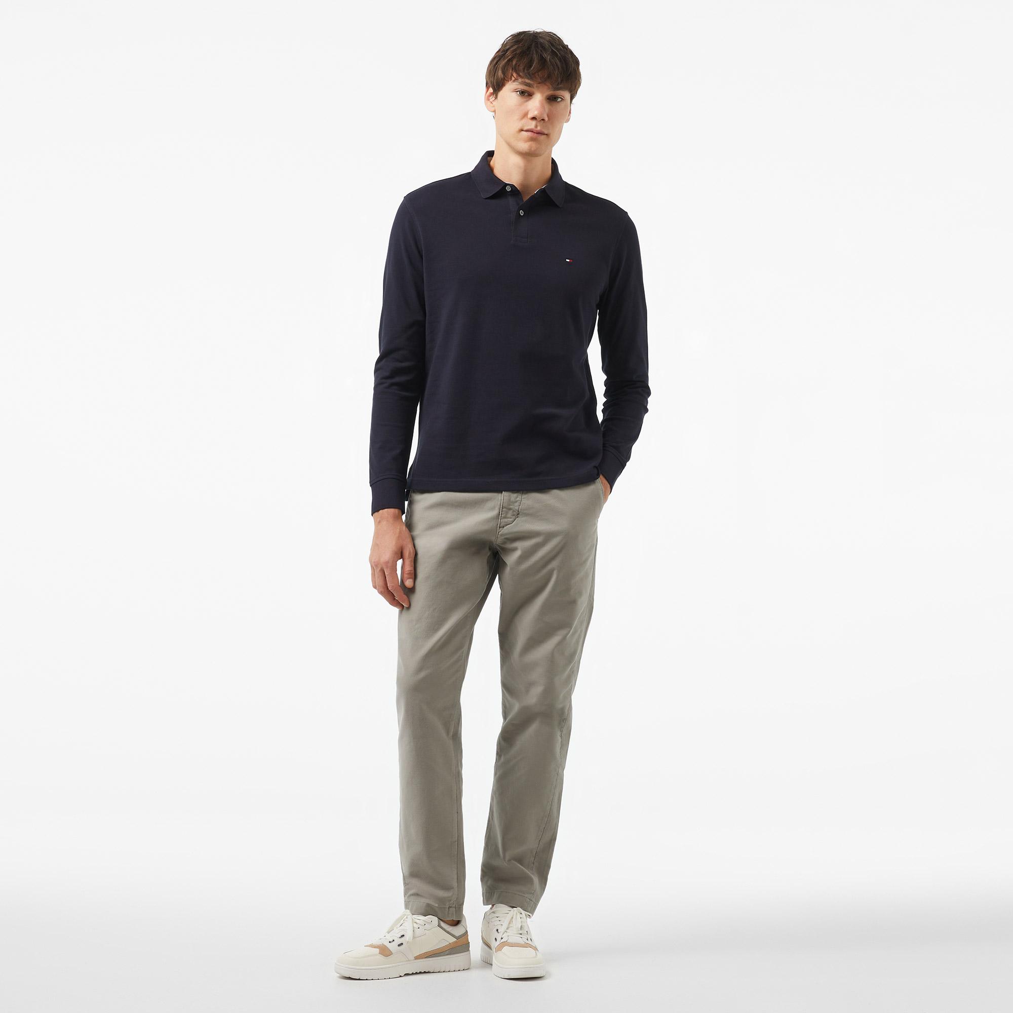 Tommy Hilfiger 1985 Regular Erkek Lacivert Polo Yaka T-Shirt