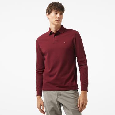  Tommy Hilfiger 1985 Regular Erkek Bordo Polo