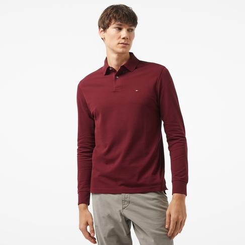  Tommy Hilfiger 1985 Regular Erkek Bordo Polo