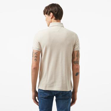  Tommy Hilfiger Core 1985 Regular Erkek Krem Polo
