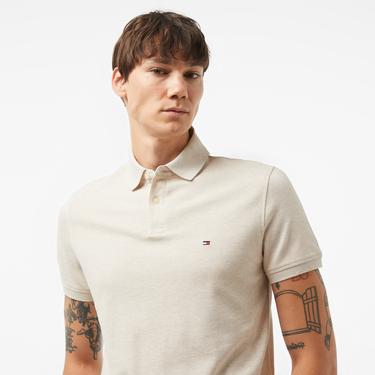  Tommy Hilfiger Core 1985 Regular Erkek Krem Polo