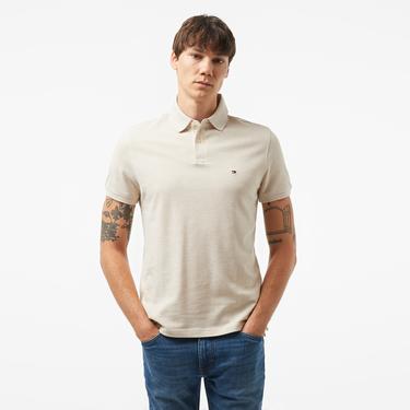  Tommy Hilfiger Core 1985 Regular Erkek Krem Polo