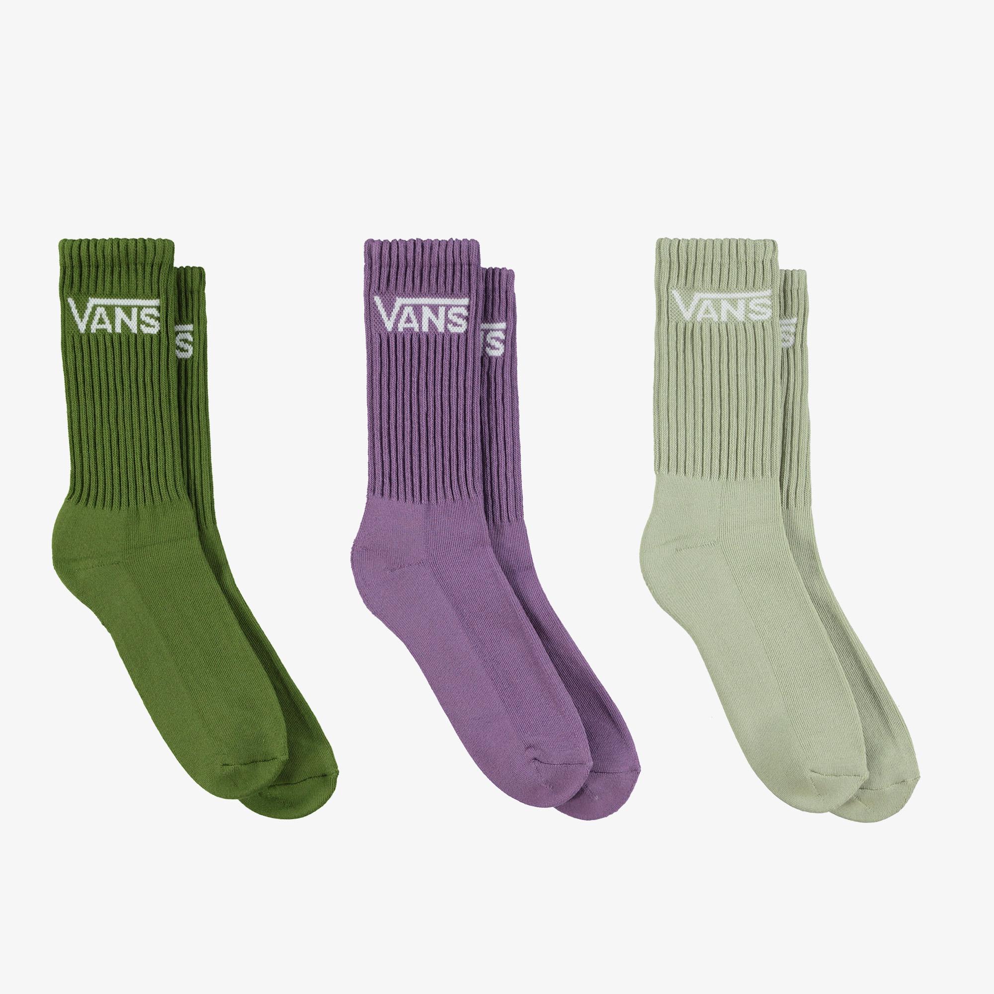 Vans Classic Crew Erkek Yeşil Çorap