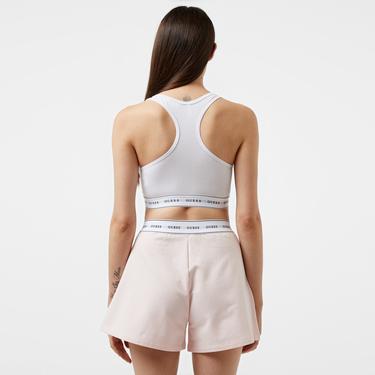  Guess Carrie Eco Cuddle Jersey Kadın Beyaz Bra