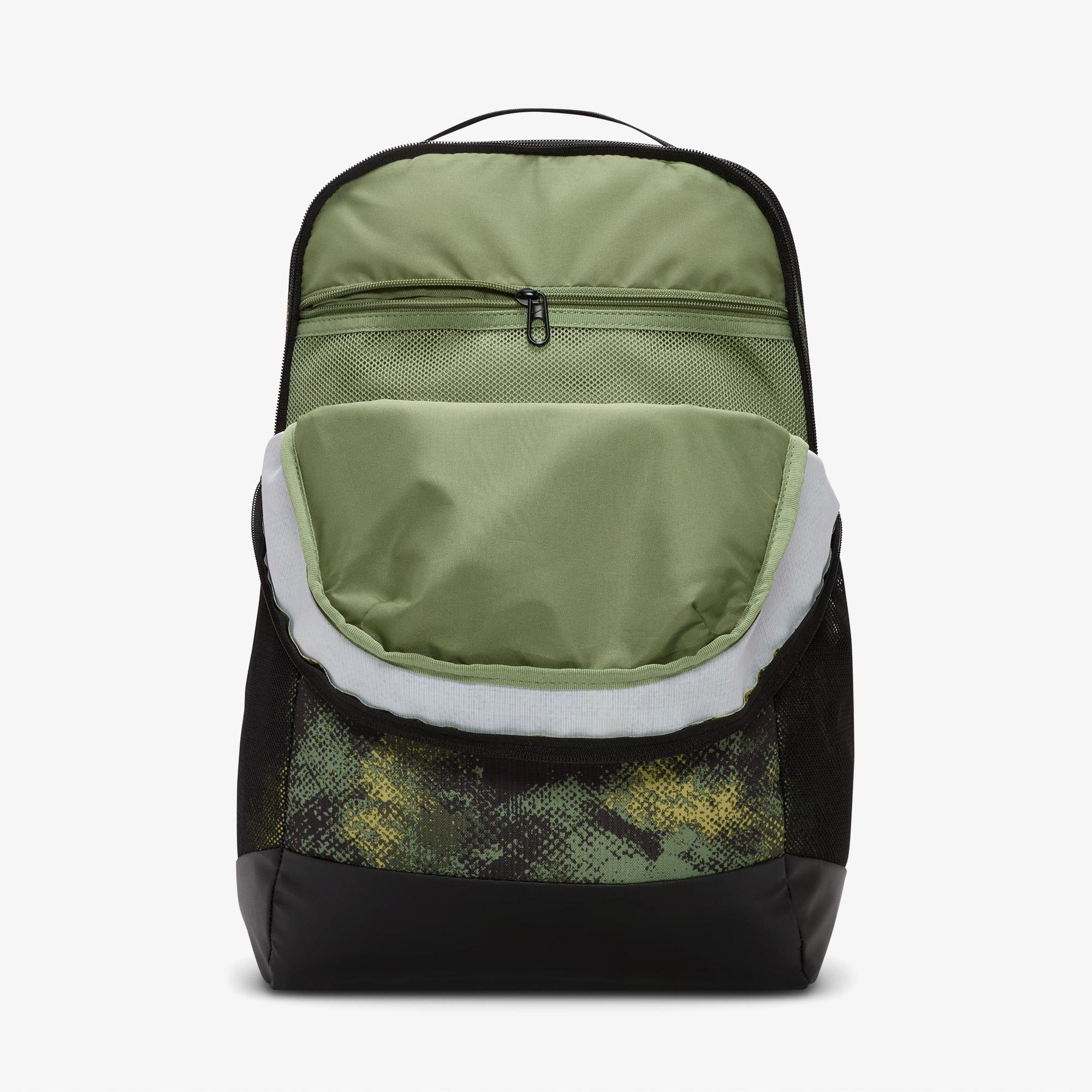 Nike Brasilia 9.5 Camo Unisex Yeşil Sırt Çantası