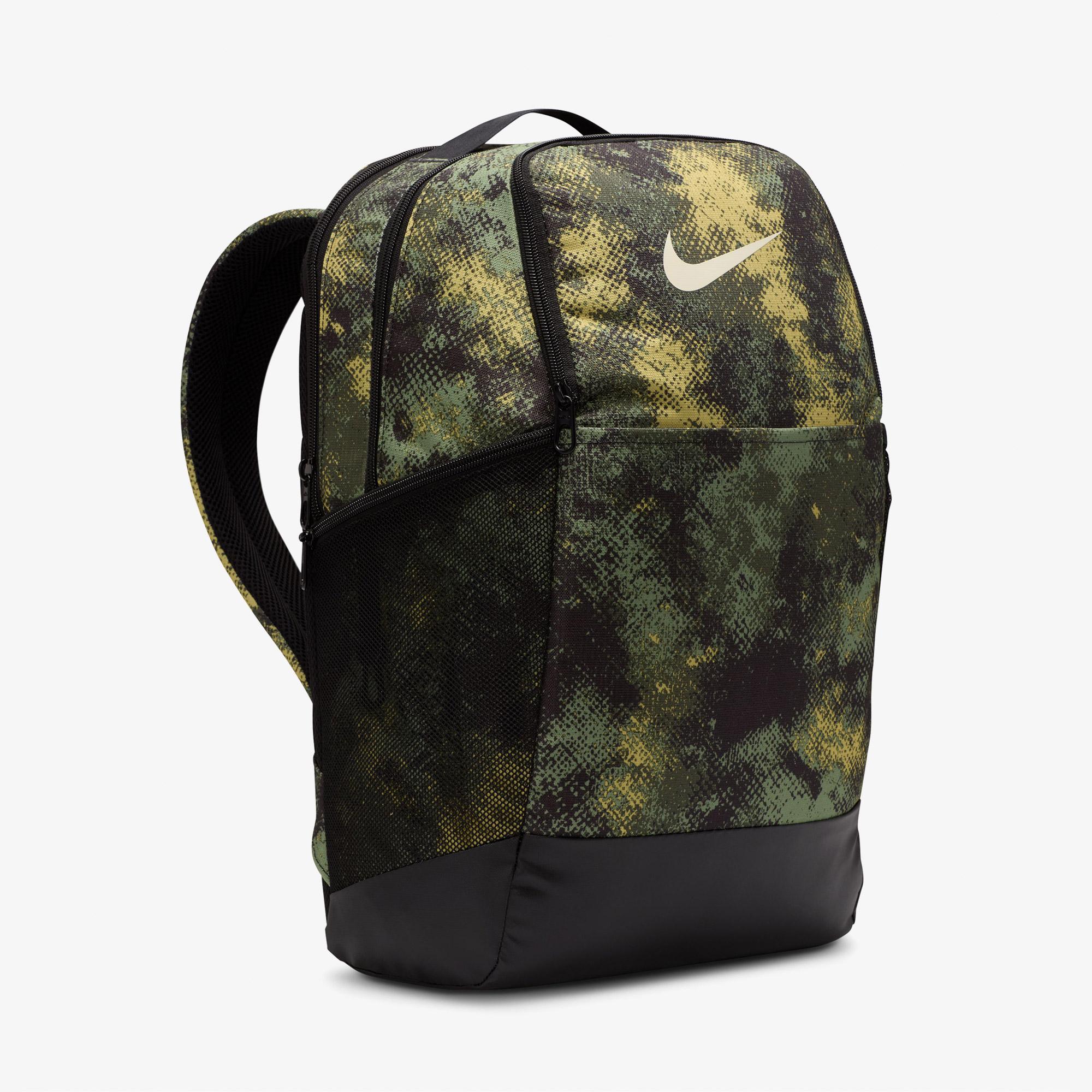 Nike Brasilia 9.5 Camo Unisex Yeşil Sırt Çantası