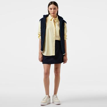  Tommy Hilfiger Essential Cotton Easy Fıt Shırt Kadın Sarı Gömlek