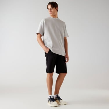 Lacoste x House of SuperStep Erkek Gri T-Shirt