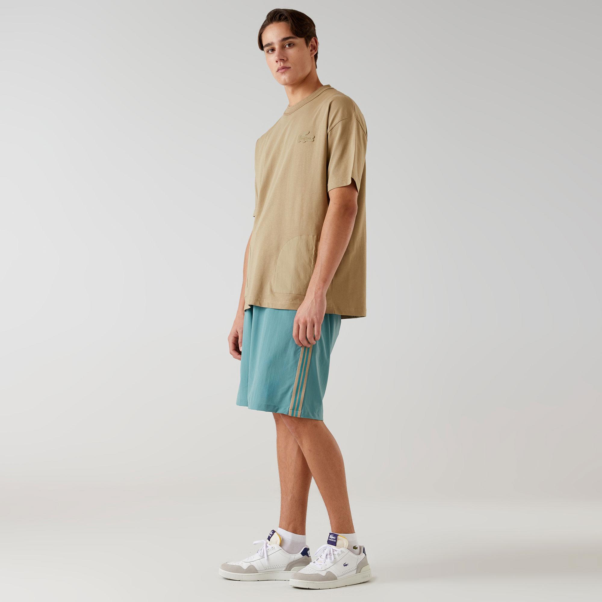 Lacoste x House of SuperStep Erkek Kahverengi T-Shirt