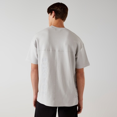  Lacoste x House of SuperStep Erkek Gri T-Shirt