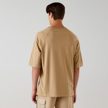  Lacoste x House of SuperStep Erkek Kahverengi T-Shirt