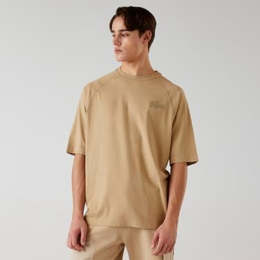  Lacoste x House of SuperStep Erkek Kahverengi T-Shirt