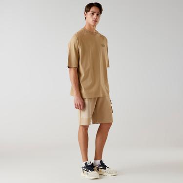  Lacoste x House of SuperStep Erkek Kahverengi T-Shirt