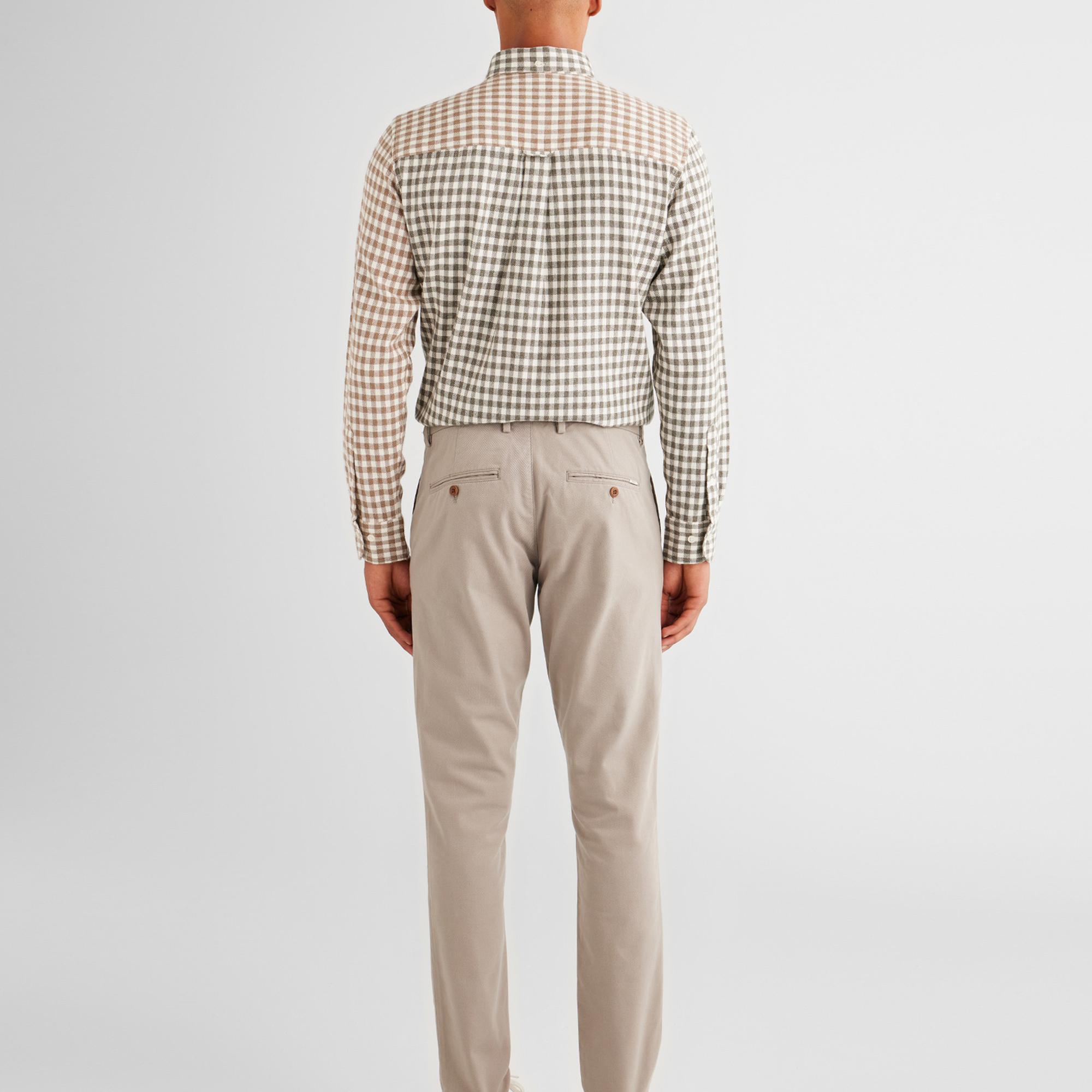 GANT Erkek Gri Slim Fit Pantolon