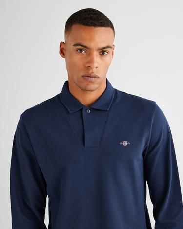  GANT Erkek Lacivert Slim Fit Polo