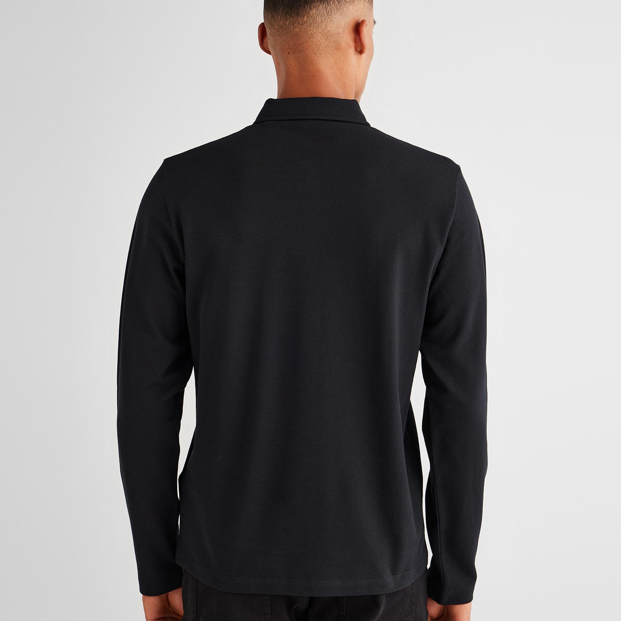 GANT Erkek Siyah Slim Fit Polo