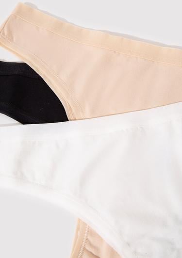  Mavi 3lü Brazilian Külot 1912904-28458