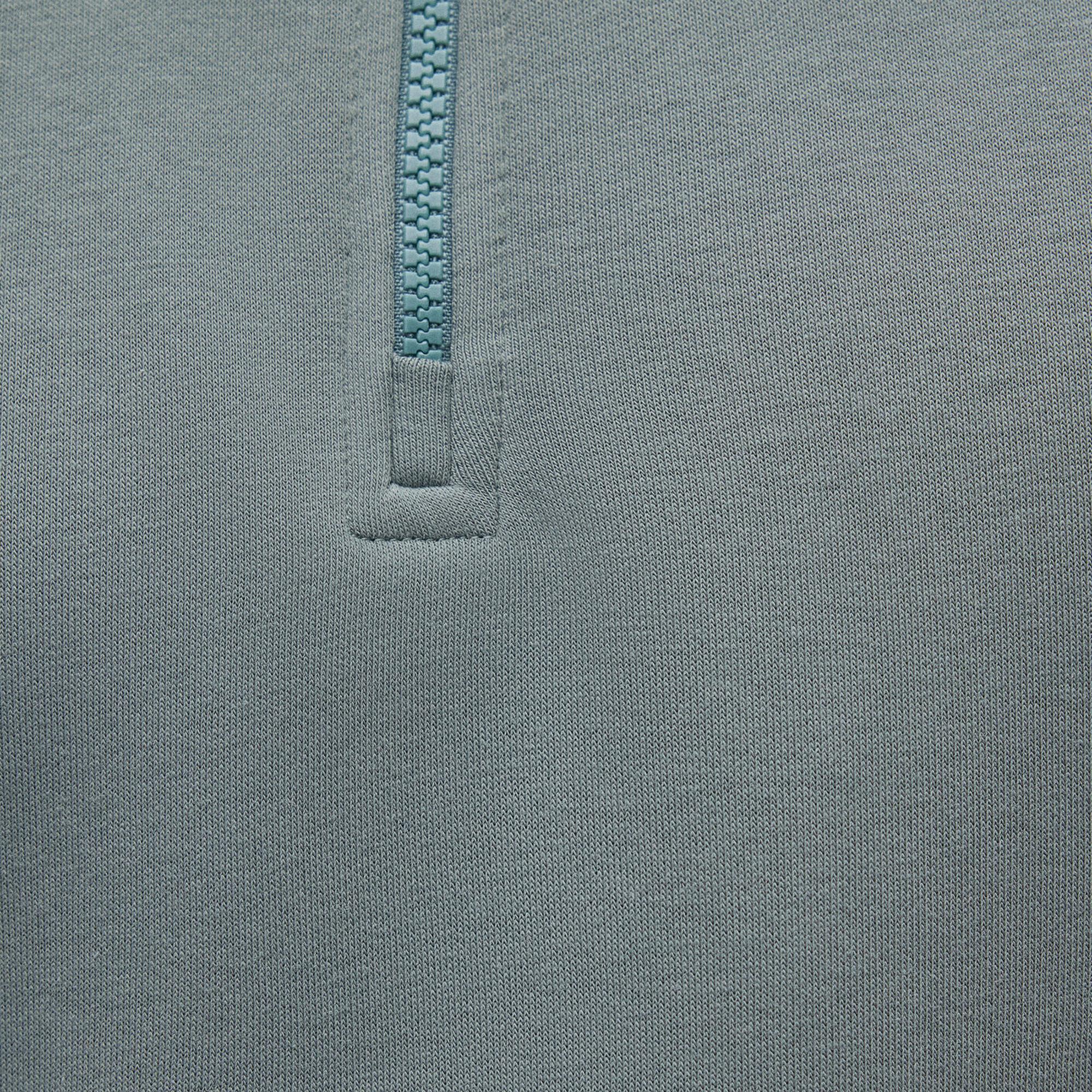 Mavi Yarı Fermuarlı Yeşil Basic Sweatshirt 0S10278-71577