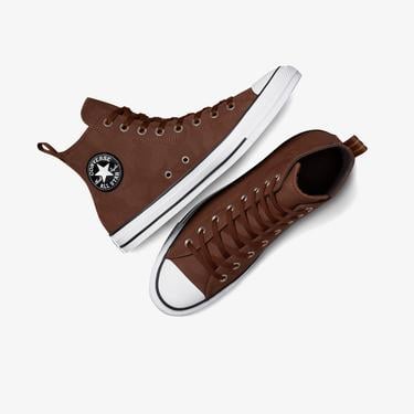  Converse Chuck Taylor All Star Unisex Kahverengi Deri Sneaker