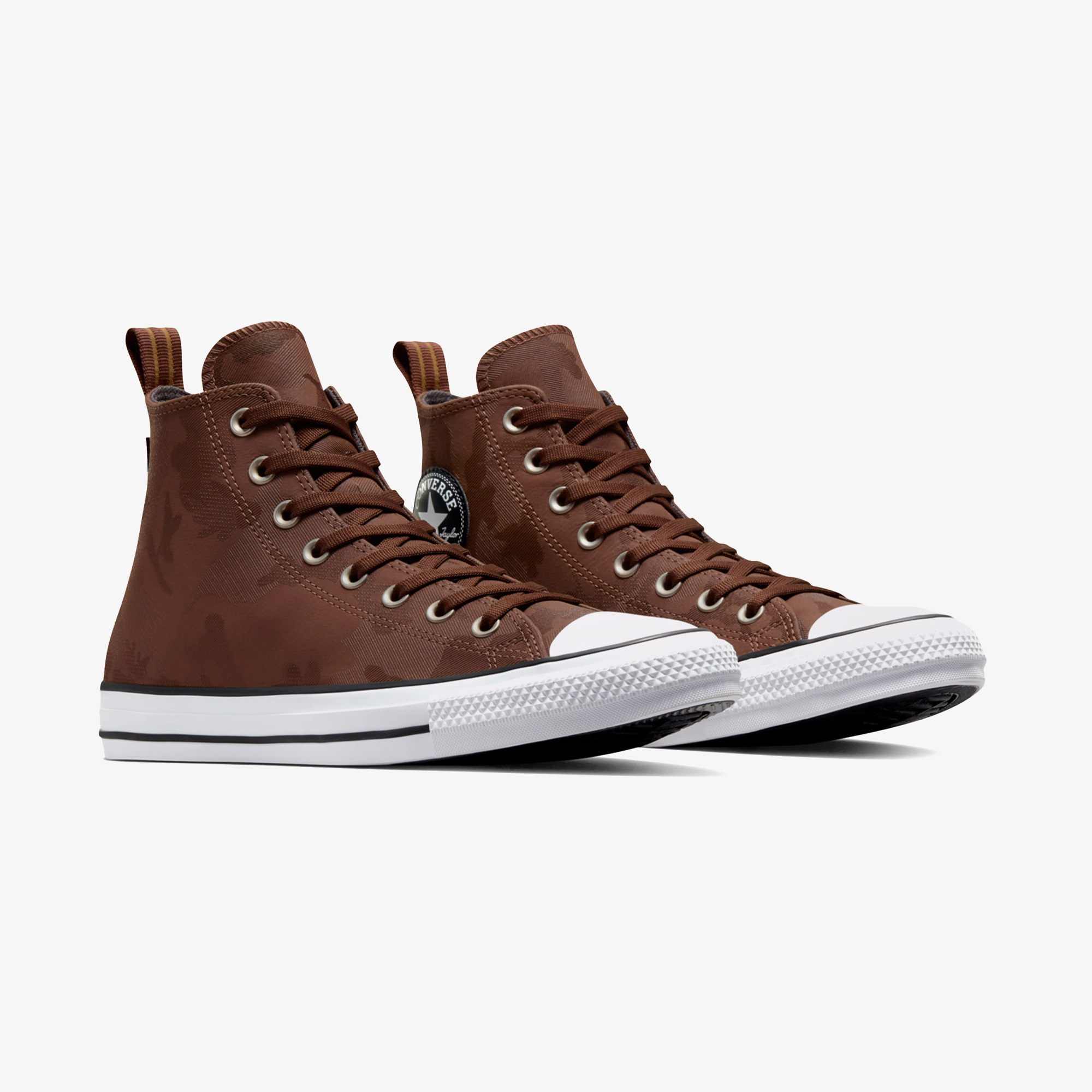 Converse Chuck Taylor All Star Unisex Kahverengi Deri Sneaker - Görsel 3