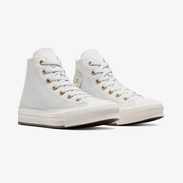  Converse Chuck Taylor All Star EVA Lift Genç Gri Platform Sneaker
