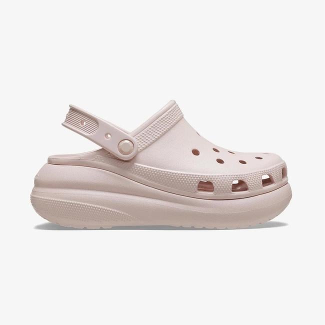  Crocs Classic Crush Clog Unisex Pembe Terlik