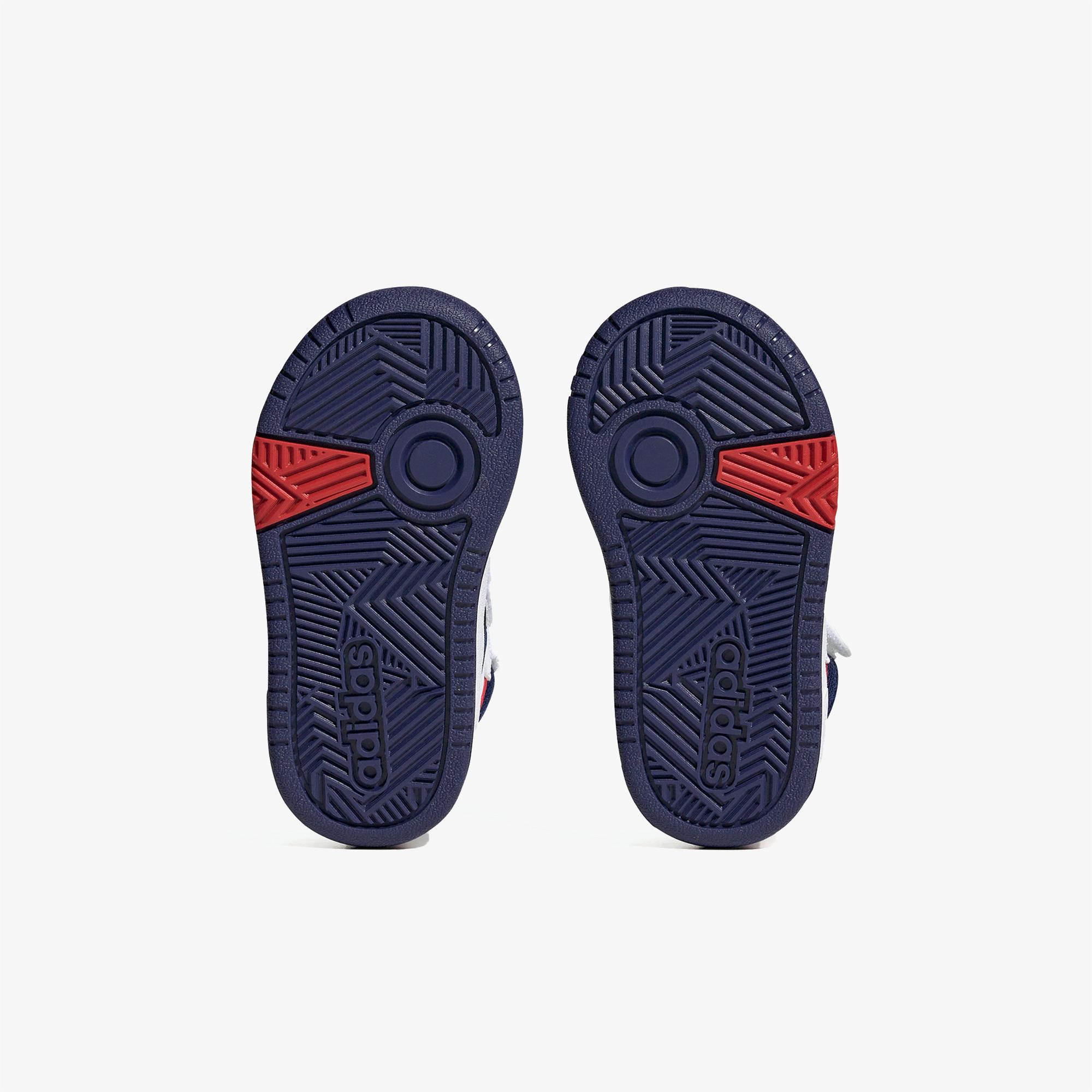 adidas Hoops Mid 3.0 Bebek Beyaz Spor Ayakkabı