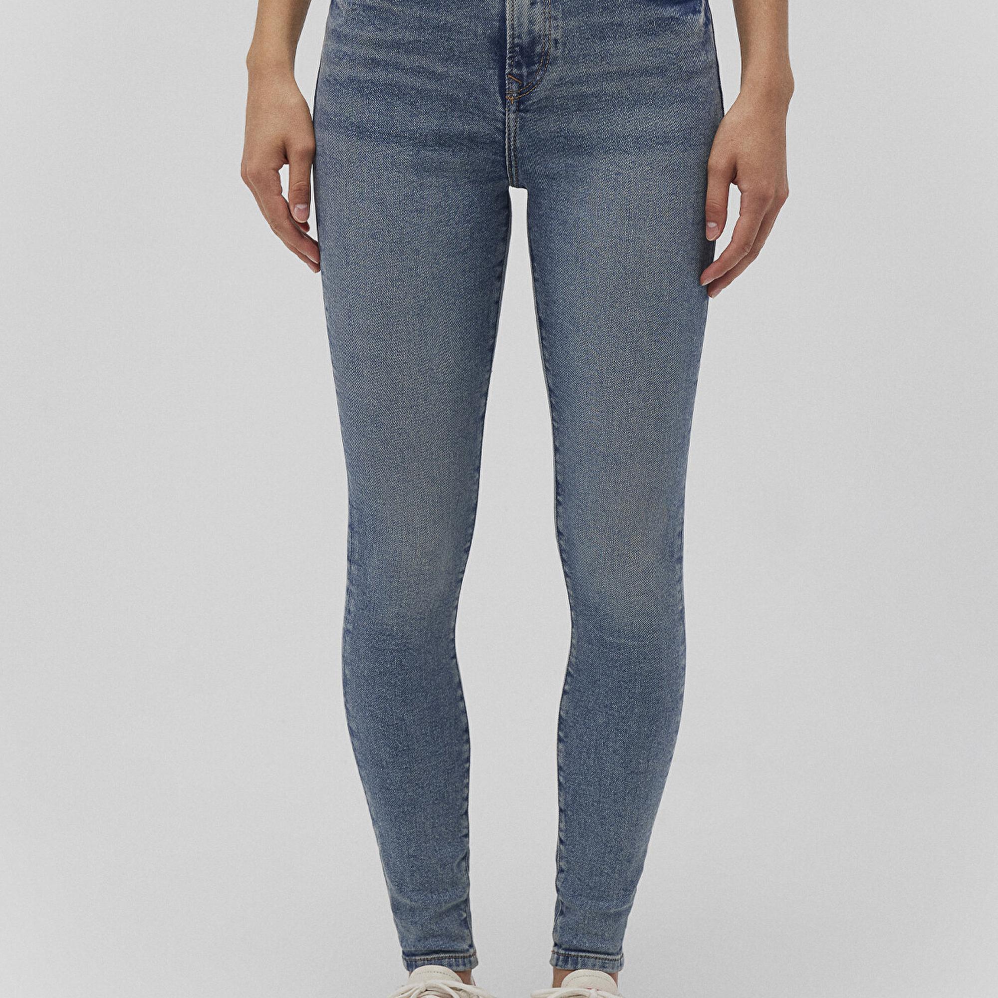 Mavi Serenay Gold Shape Puslu Indigo Mavisi Jean Pantolon 100980-87796