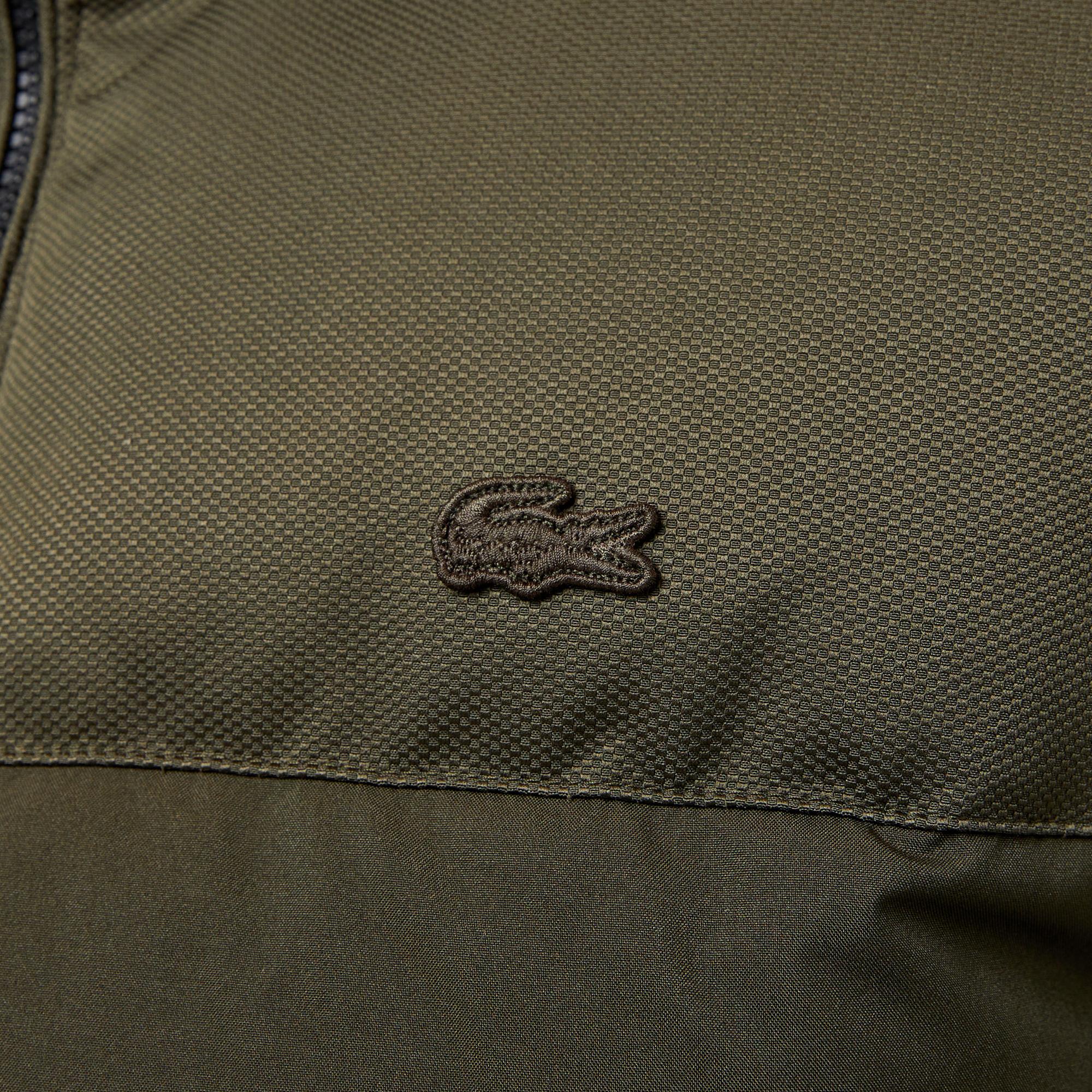 Erkek Kapüşonlu Koyu Yeşil Şişme Yelek