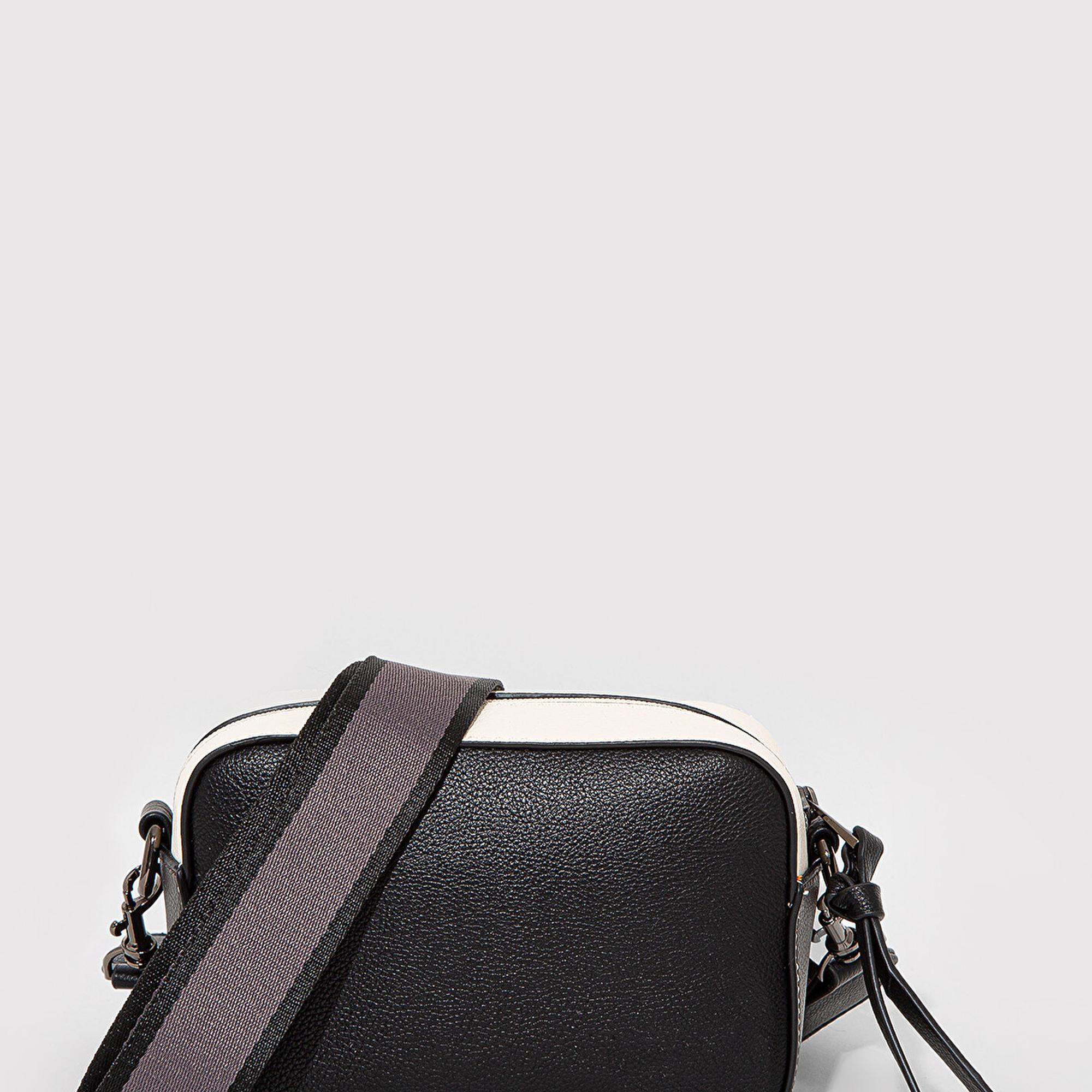 Mavi Siyah Askılı Antrasit Çapraz Çanta 1910084-88035