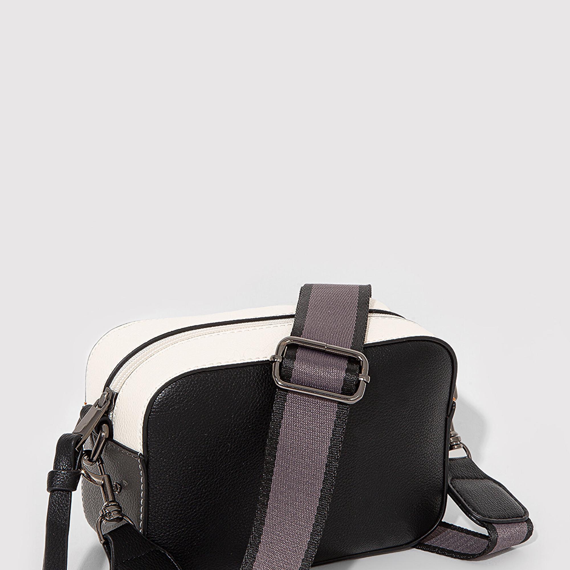 Mavi Siyah Askılı Antrasit Çapraz Çanta 1910084-88035