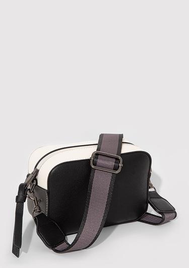  Mavi Siyah Askılı Antrasit Çapraz Çanta 1910084-88035