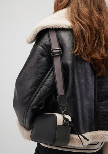  Mavi Siyah Askılı Antrasit Çapraz Çanta 1910084-88035