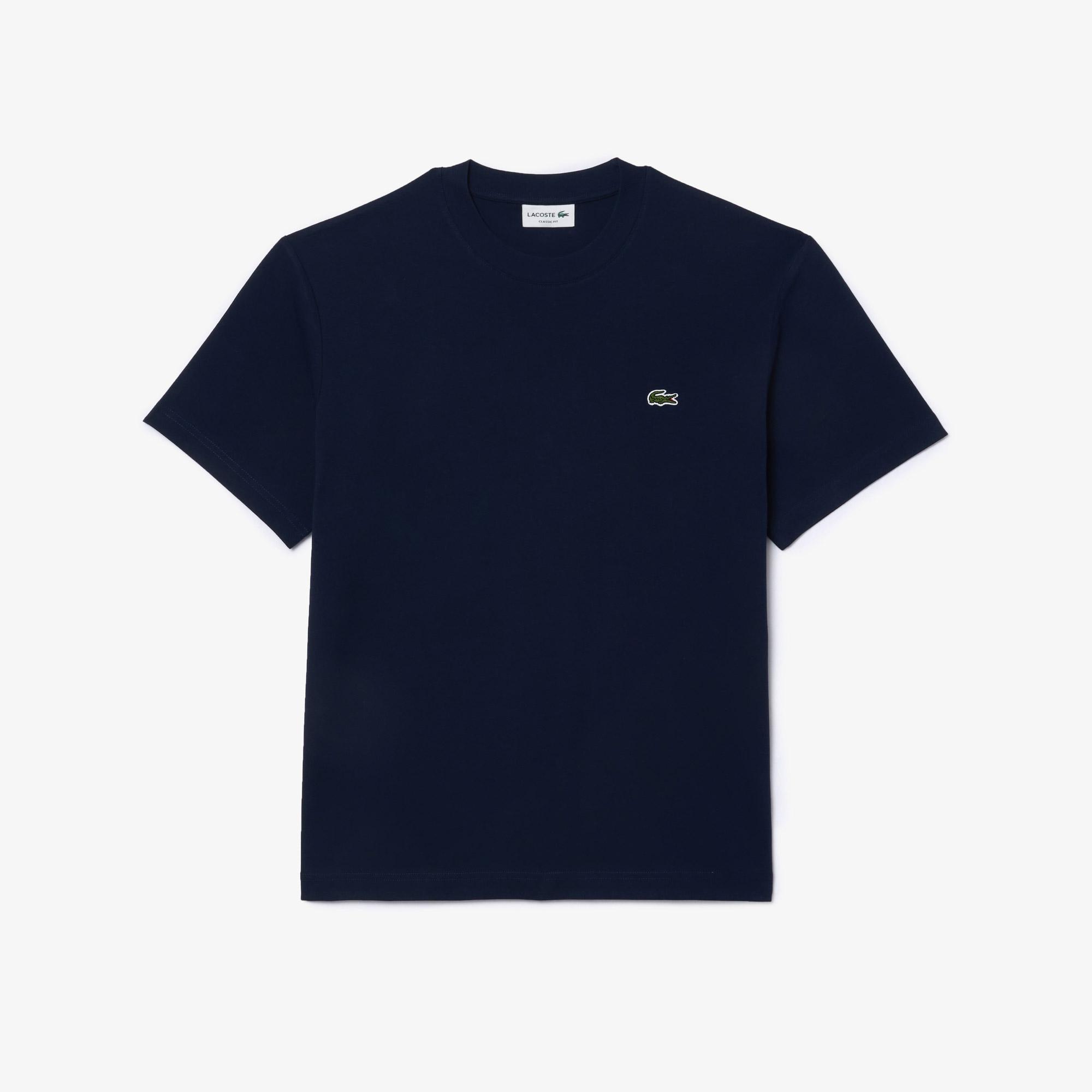 Lacoste Erkek Classic Fit Bisiklet Yaka Lacivert T-Shirt