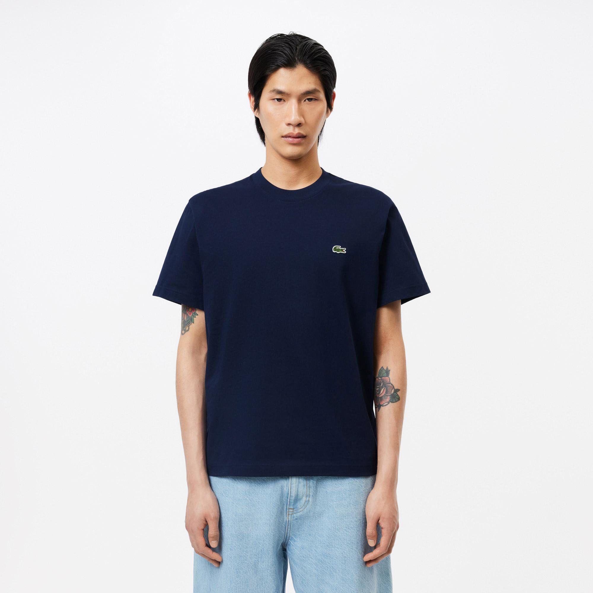 Lacoste Erkek Classic Fit Bisiklet Yaka Lacivert T-Shirt