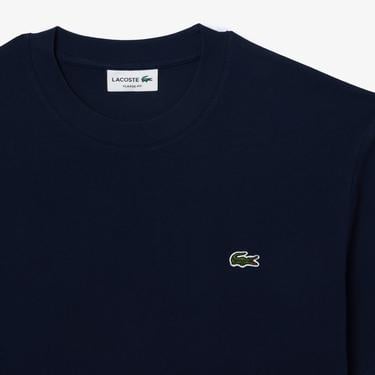  Lacoste Erkek Classic Fit Bisiklet Yaka Lacivert T-Shirt