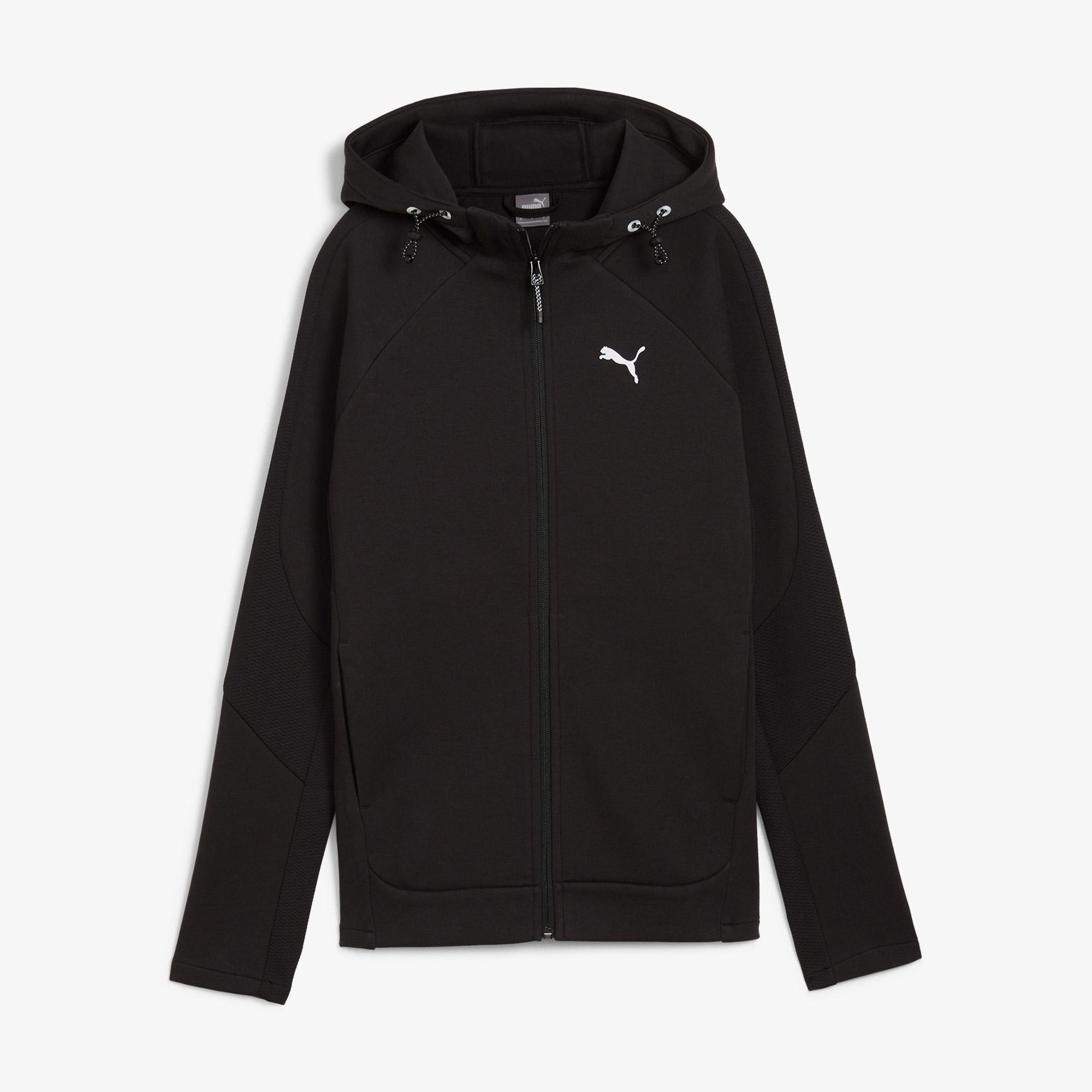 Puma Evostripe Full Zip Kadın Siyah Günlük Sweatshirt