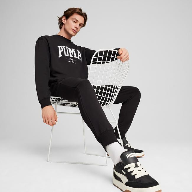  Puma Squad Erkek Siyah Günlük Sweatshirt