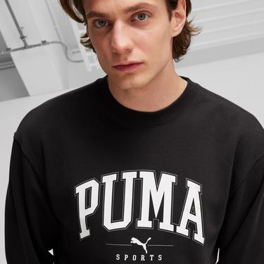  Puma Squad Erkek Siyah Günlük Sweatshirt