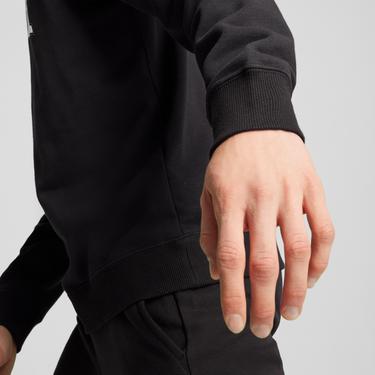  Puma Squad Erkek Siyah Günlük Sweatshirt