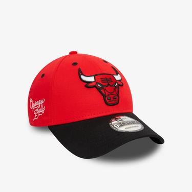  New Era Side Patch Chicago Bulls Unisex Kırmzı Şapka