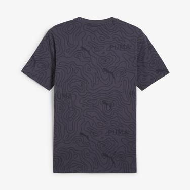  Puma Open Road Aop Erkek Gri Günlük T-Shirt