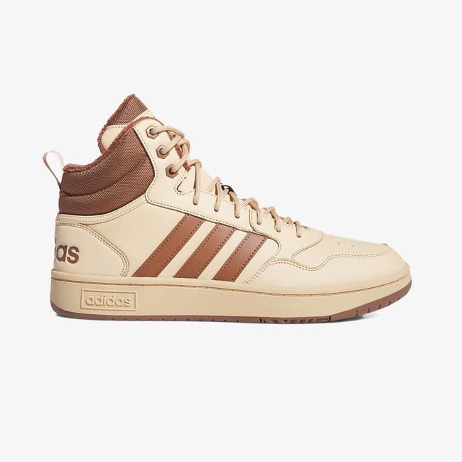  adidas Hoops 3.0 Mid Erkek Krem Spor Ayakkabı